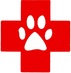 Red cross and Paw
